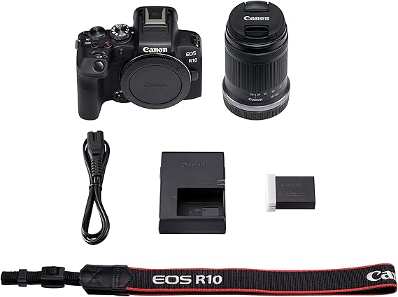 Canon EOS R10 Mirrorless Camera and RF-S 18-150mm F3.5-6.3 IS STM Lens, UAE version Canon EOS R10 Mirrorless Camera and RF-S 18-150mm F3.5-6.3 IS STM Lens, UAE version
